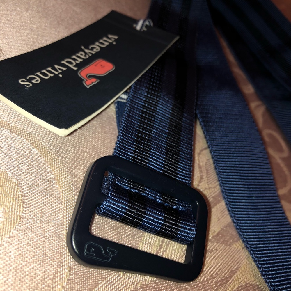NWT Navy/Black Vineyard Vines Belt XL
